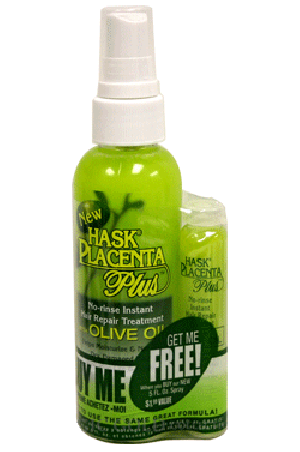 HASK-PLACENTA HAIR TREATMENT SPRAY - OLIVE OIL (5OZ)